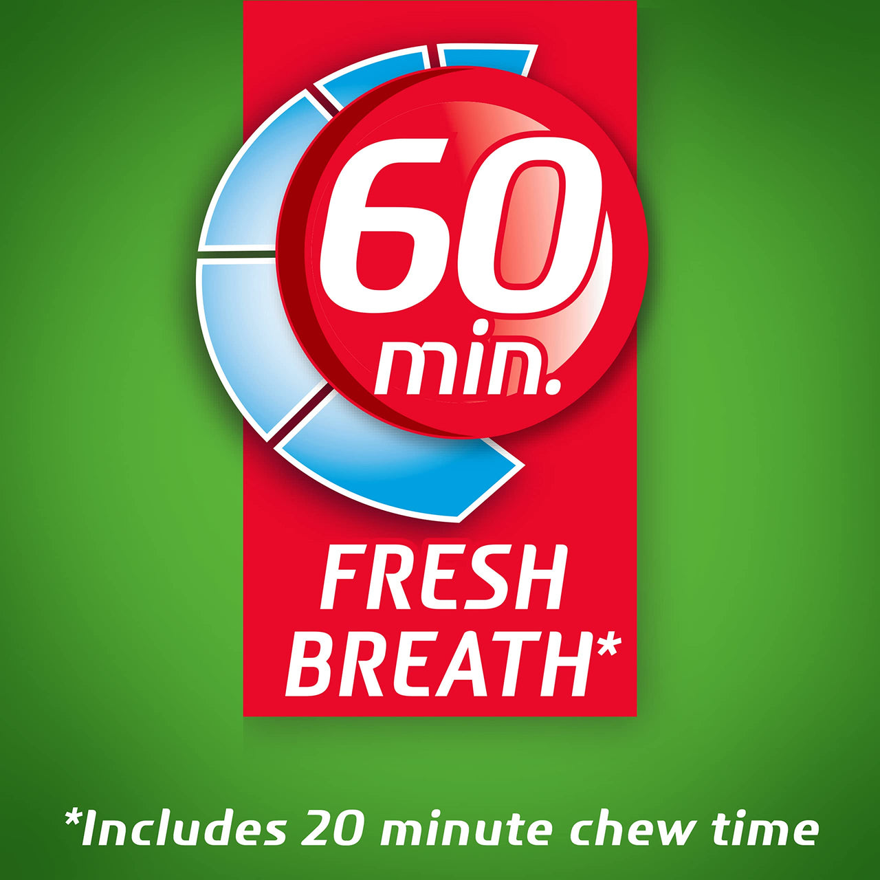 Dentyne Ice Sugar Free Gum (Spearmint 16 Piece Pack of 9)