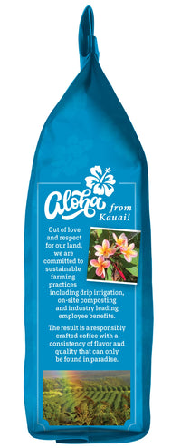 Kauai Whole Bean Coffee, Koloa Estate Dark Roast - Arabica Coffee from Hawaiis Largest Grower-Bold, Rich Flavor with Nutty Notes and Sweet Chocolate Overtones - 10 Ounce