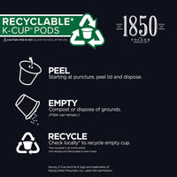 1850 by Folgers Trailblazer Medium Dark Roast Coffee, 10 Keurig K-Cup Pods