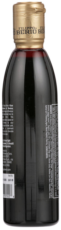 Filippo Berio Balsamic Glaze, Raspberry, 8.4 Ounce Plastic Bottle