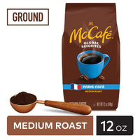 McCafe Paris Caf, Ground Coffee, Medium Roast, 12oz Bag