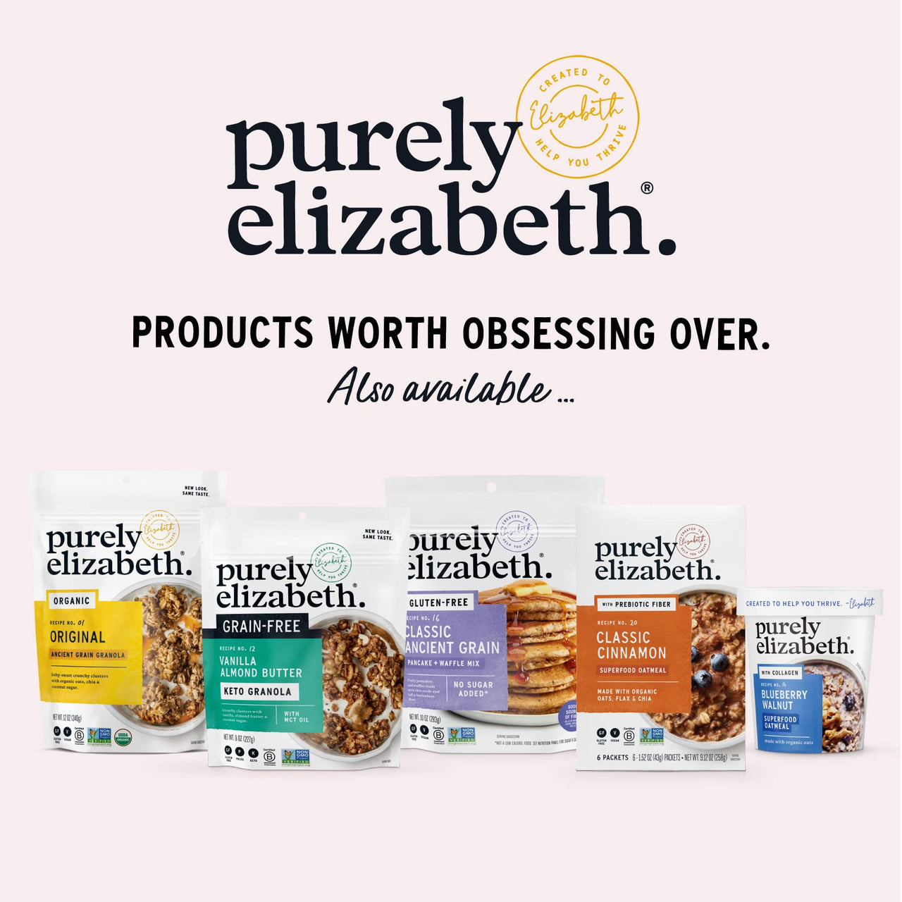 Purely Elizabeth, Organic Original, Ancient Grain Granola, Gluten-Free, Non-GMO (12oz Bag)