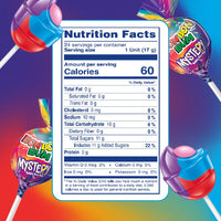 Colombina Bon Bon Bum Lollipops w/Bubble Gum Center - Assorted Mystery Flavor Candy Pack, Blueberry, Pineapple and Watermelon Flavors, Individually Wrapped Gluten Free Suckers 14 oz bag, (24 count)