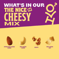 Orchard Valley Harvest Nice N Cheesy Mix, 1 Pack (7oz), White Cheddar Almonds, Cashews, Chips, Walnuts, Non-GMO, 6g Of Protein Per Serving