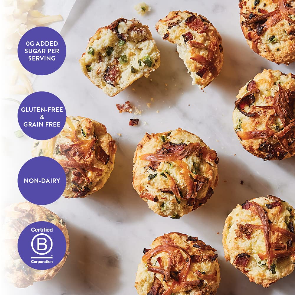 King Arthur Baking Keto Muffin Mix, All Purpose, 1g Net Carbs 0g Added Sugar Per Serving, Low Carb & Keto Friendly, 10 oz, White