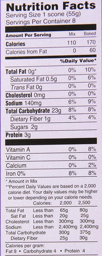 Garvey's  Organic Traditional Scone Mix, 9 Ounce (Pack of 3)