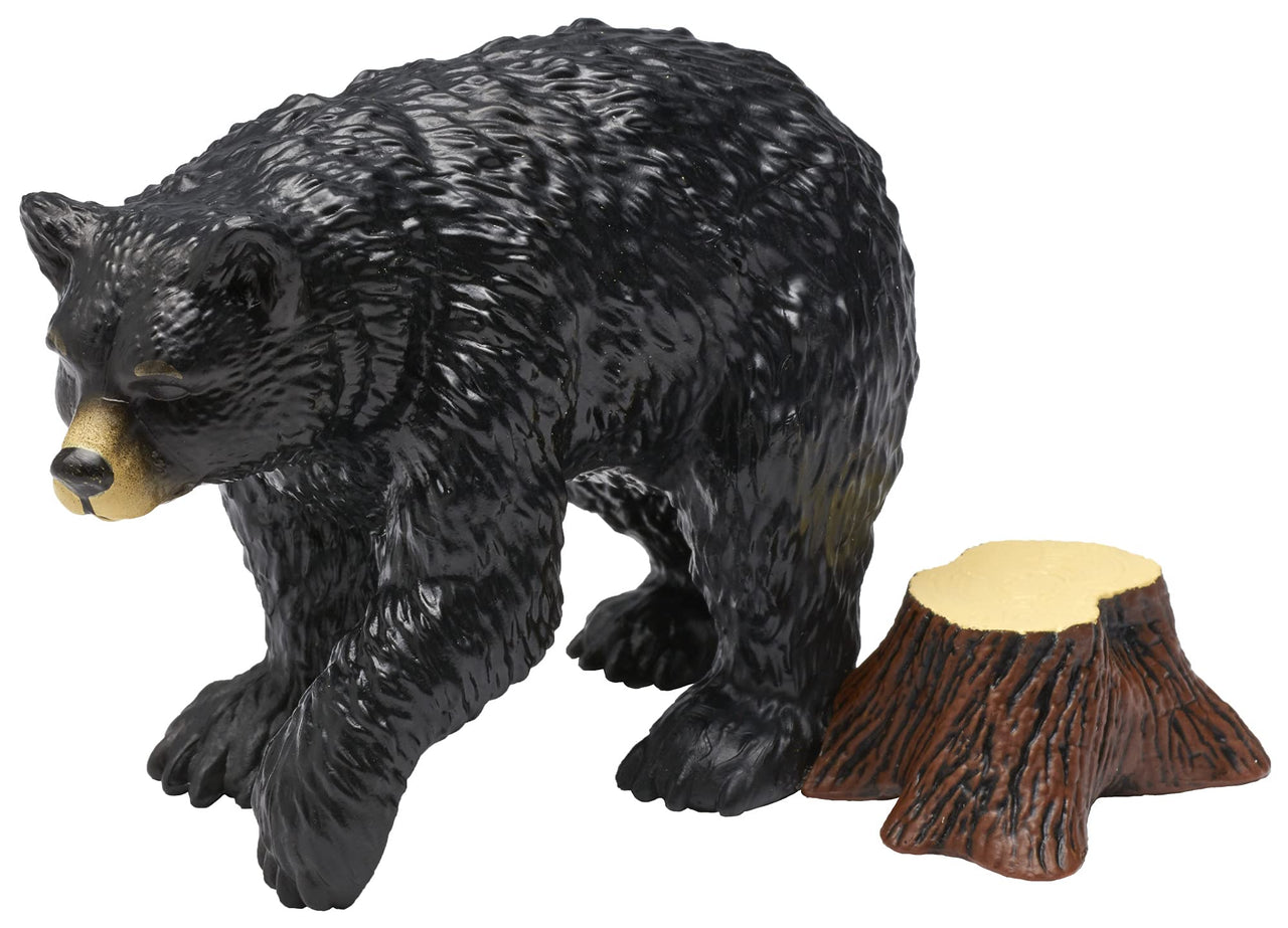 DecoSet Wild Black Bear Cake Topper, Ready to Use Cake Decoration, Food Safe Strong Plastic Animal Figurine