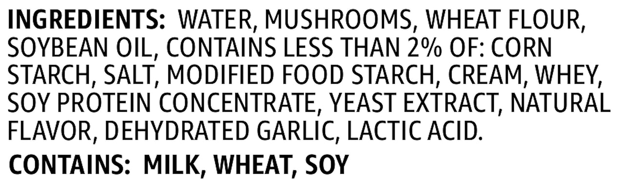 Happy Belly Cream of Mushroom Soup 10.5 Ounce