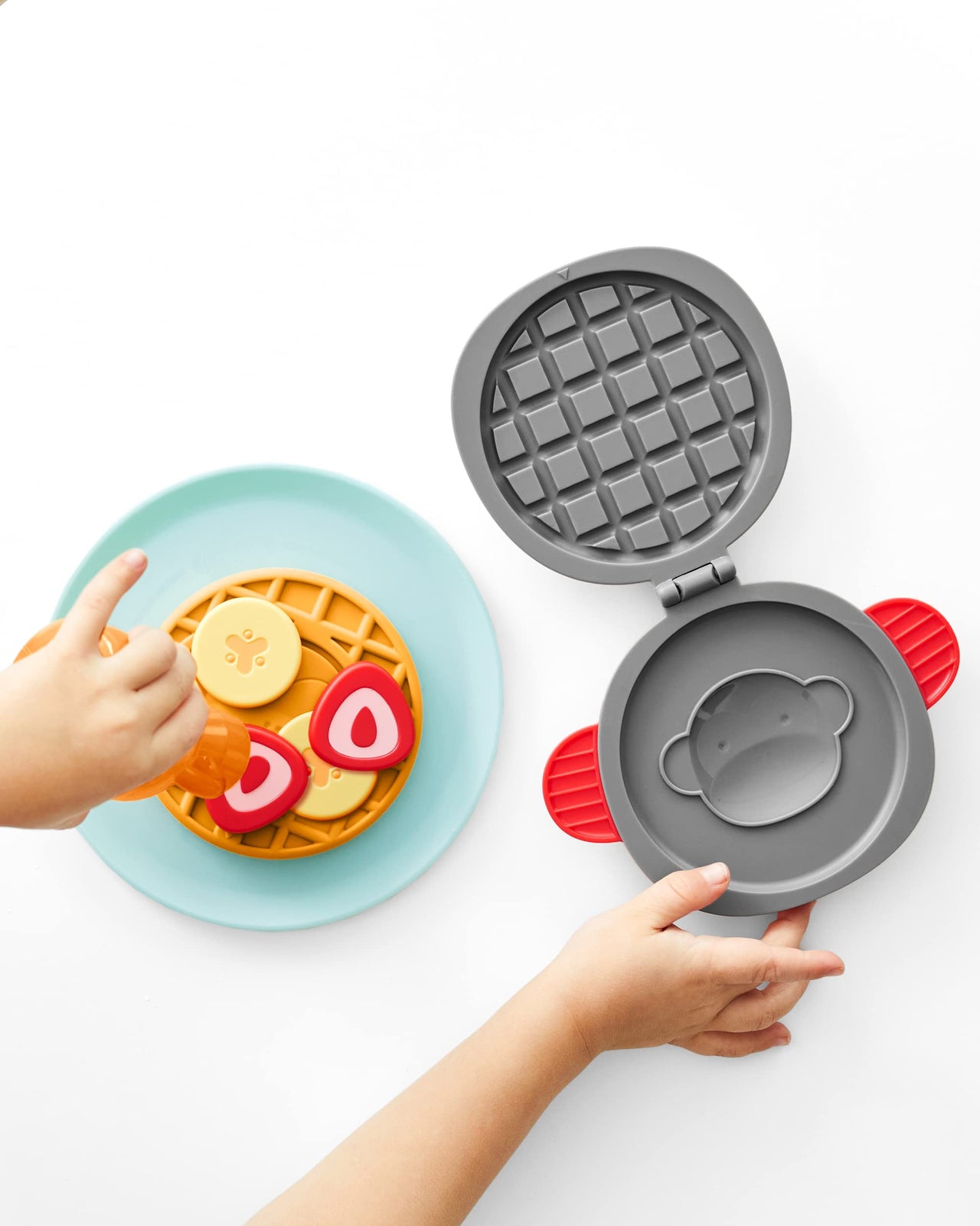 Skip Hop Play Food Set, Zoo Waffle-y Fun (Discontinued by Manufacturer)