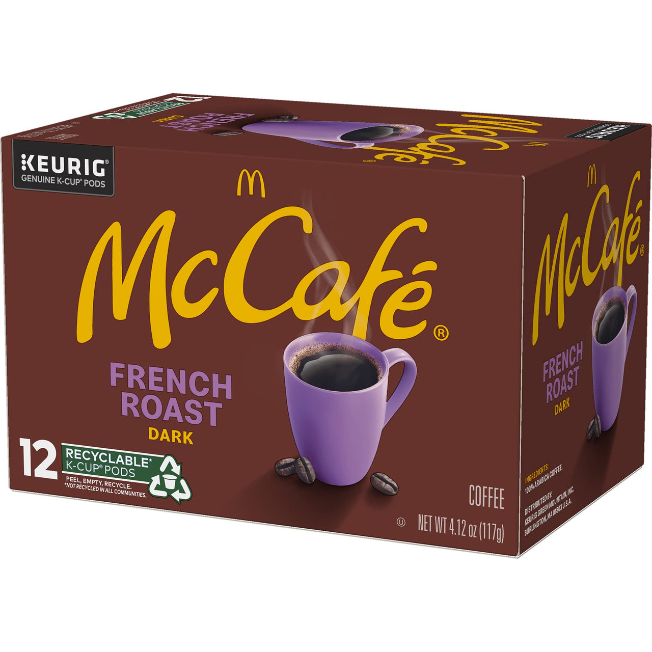 McCafe French Roast Keurig K Cup Coffee Pods (12 Count)
