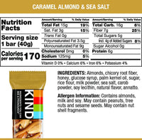 KIND Caramel Almond & Sea Salt, 8.4 Oz (Pack Of 6)