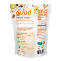 GUUD Athlete Fuel Active Life Blend Organic Muesli Cereal, 12 Ounce, Versatile Oatmeal Alternative, Oats, Raisins, Almonds, Flax Seeds, Cashews, Pumpkin Seeds, Vegan, Non-GMO