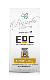 Eight O'Clock Coffee Barista Blends Ground Coffee, Espresso Gold, 11 Ounce