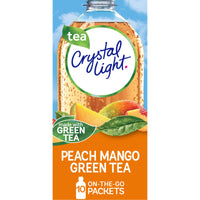 Crystal Light Sugar-Free Peach Mango Green Tea On-The-Go Powdered Drink Mix 10 Count