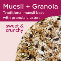 GUUD Almond Cranberry Muesola Cereal, 12 Ounce, Slightly Sweet Muesli, Gluten Free, Oats, Granola Clusters, Raisins, Almonds, Cranberries, Pumpkin Seeds, Vegan, Non-GMO Certified, Kosher