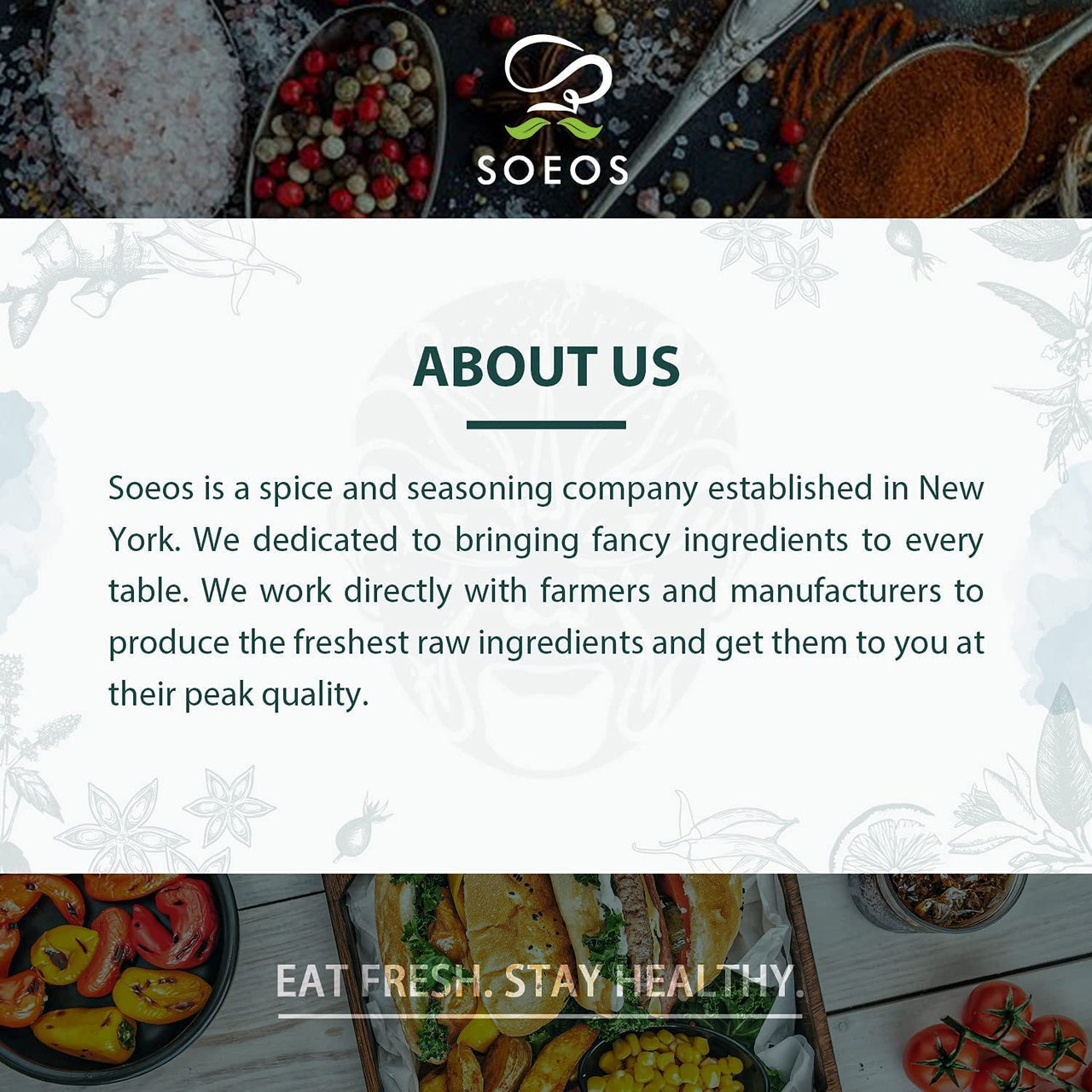 Soeos Star Anise Seeds (Anis Estrella), Whole Chinese Star Anise Pods, Dried Anise Star Spice, 4 oz.