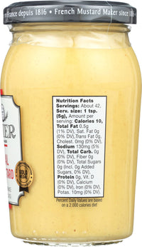 BORNIER Original Dijon Mustard, 7.4 Ounce