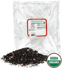 Frontier Co-op Hibiscus Flowers, Cut & Sifted, Certified Organic, Default, Fruity, 16 Oz