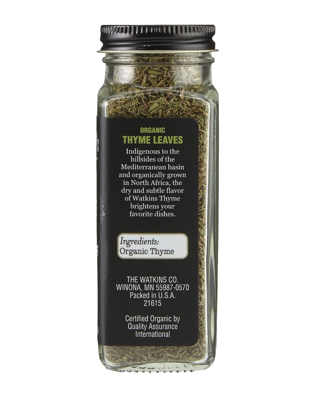 Watkins Gourmet Organic Thyme Leaves, 1.26 Ounce