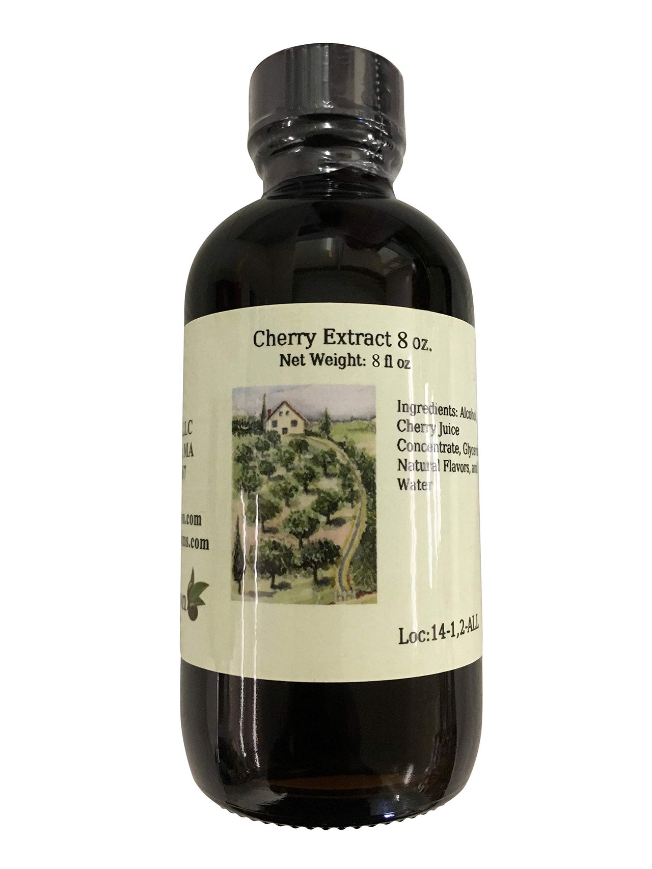 OliveNation Pure Cherry Extract - 8 ounces - All-natural - Great for use in sauces, dressings and desserts all year round - baking-extracts-and-flavorings
