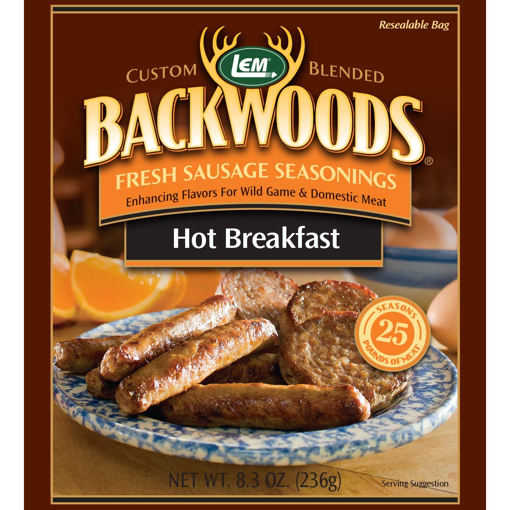 LEM Backwoods Hot Breakfast Fresh Sausage Seasoning