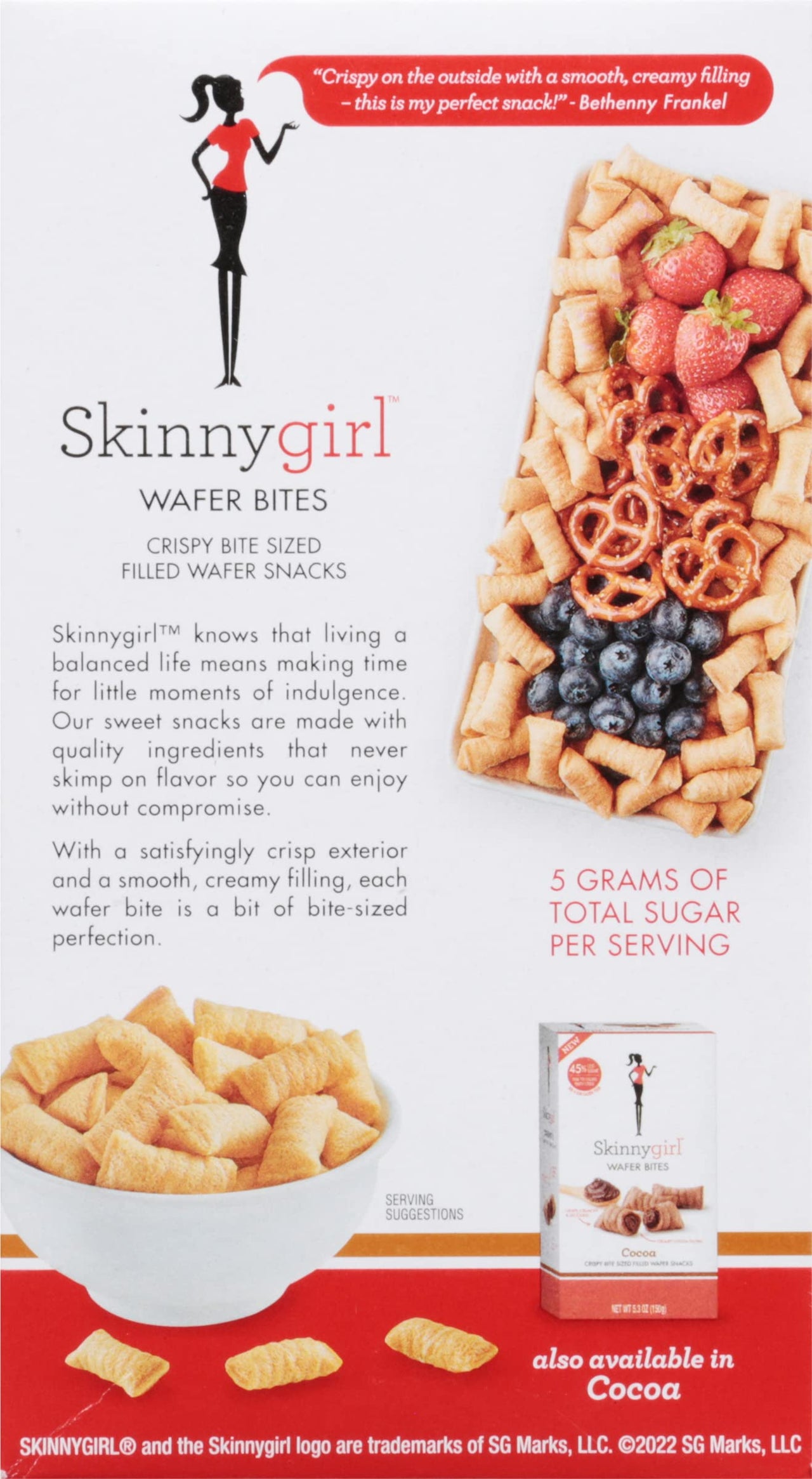 Skinnygirl Peanut Butter Wafer Bites, 5.3 Ounce