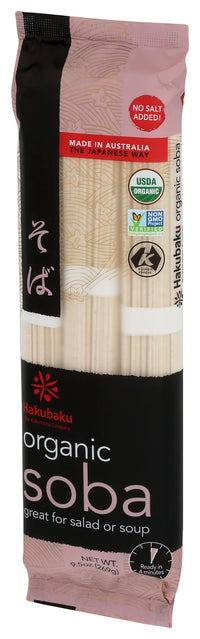 Hakubaku, Made in Australia The Japanese Way, Organic Soba, 9.5 oz