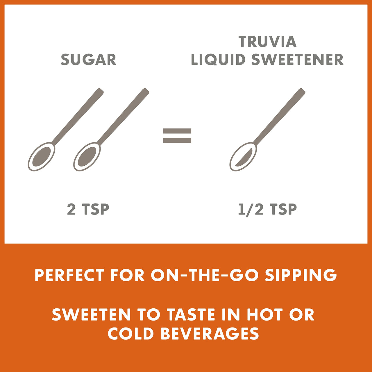 Truvia Organic Zero Calorie Liquid Stevia Sweetener Bottle, Original flavor, 2.7 fl. oz.