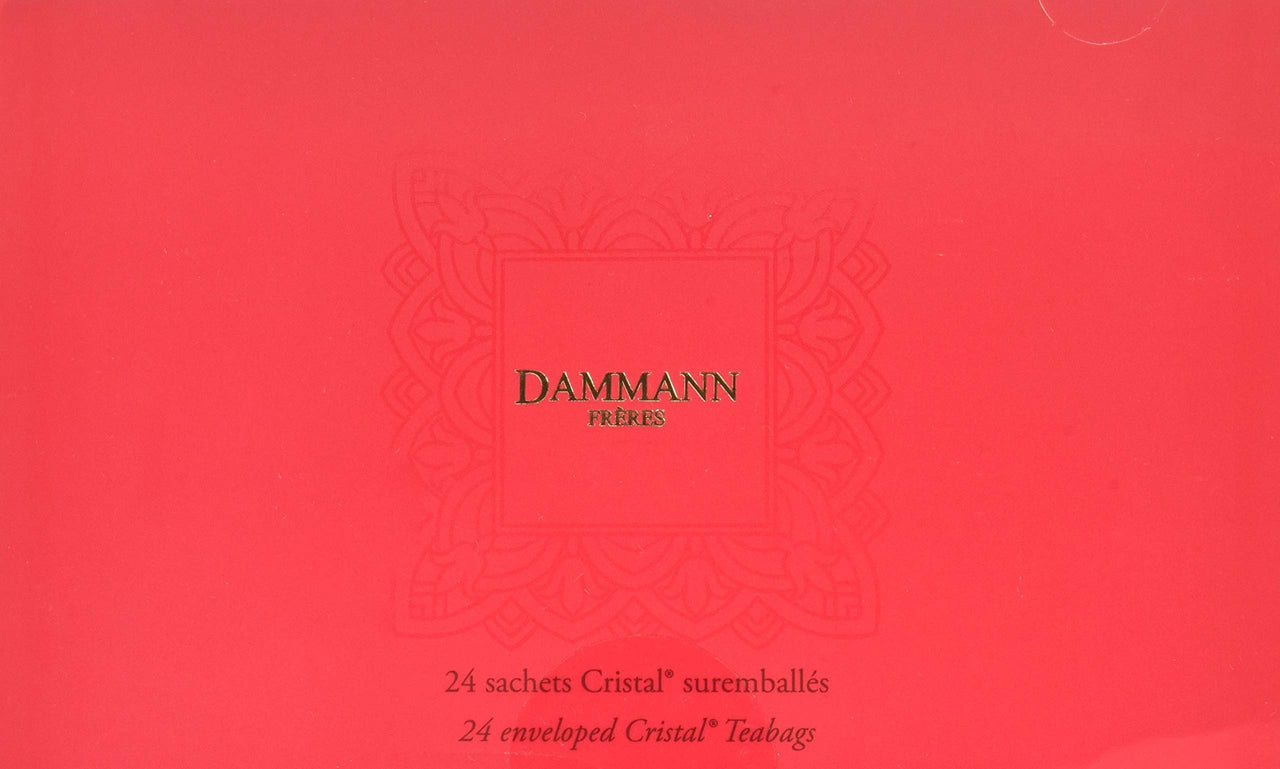 Dammann Freres Sachets, Nuit Dete Summer Night Tea Bags, Premium Gourmet Hibiscus and Berry Herbal Tea, Individually Wrapped, 24 Count (Single Pack)