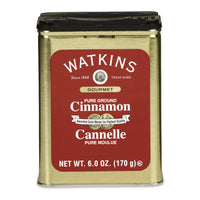Watkins Gourmet Spice Tin, Pure Ground Cinnamon, 6 oz. Tin, 1-Count