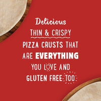 Udi's  Gluten Free Two Cheese Pizza With Crispy Thin Crust, Frozen, 8 oz.