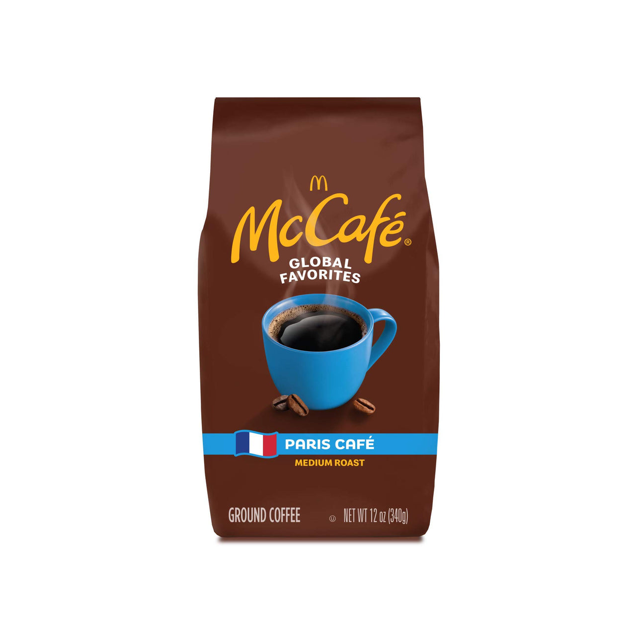 McCafe Paris Caf, Ground Coffee, Medium Roast, 12oz Bag