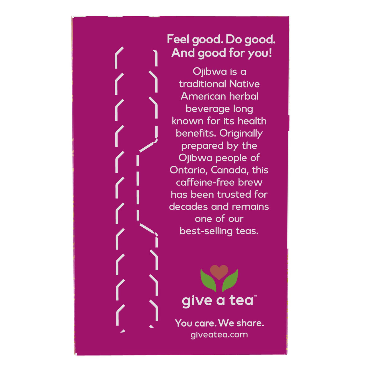 NOW Foods Give a Tea Ojibwa Tea, Herbal, Caffeine-Free, 24 bags, traditional North American blend for overall wellness