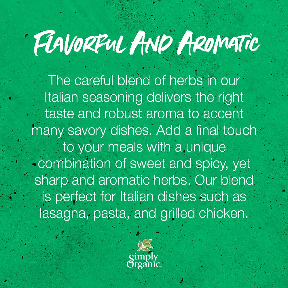 Simply Organic Italian Seasoning, Certified Organic 0.95oz