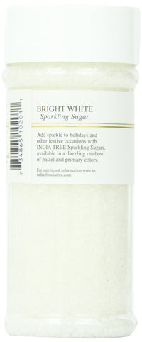 India Tree Bright White Sparkling Sugar, 7.5 oz (Pack of 3)