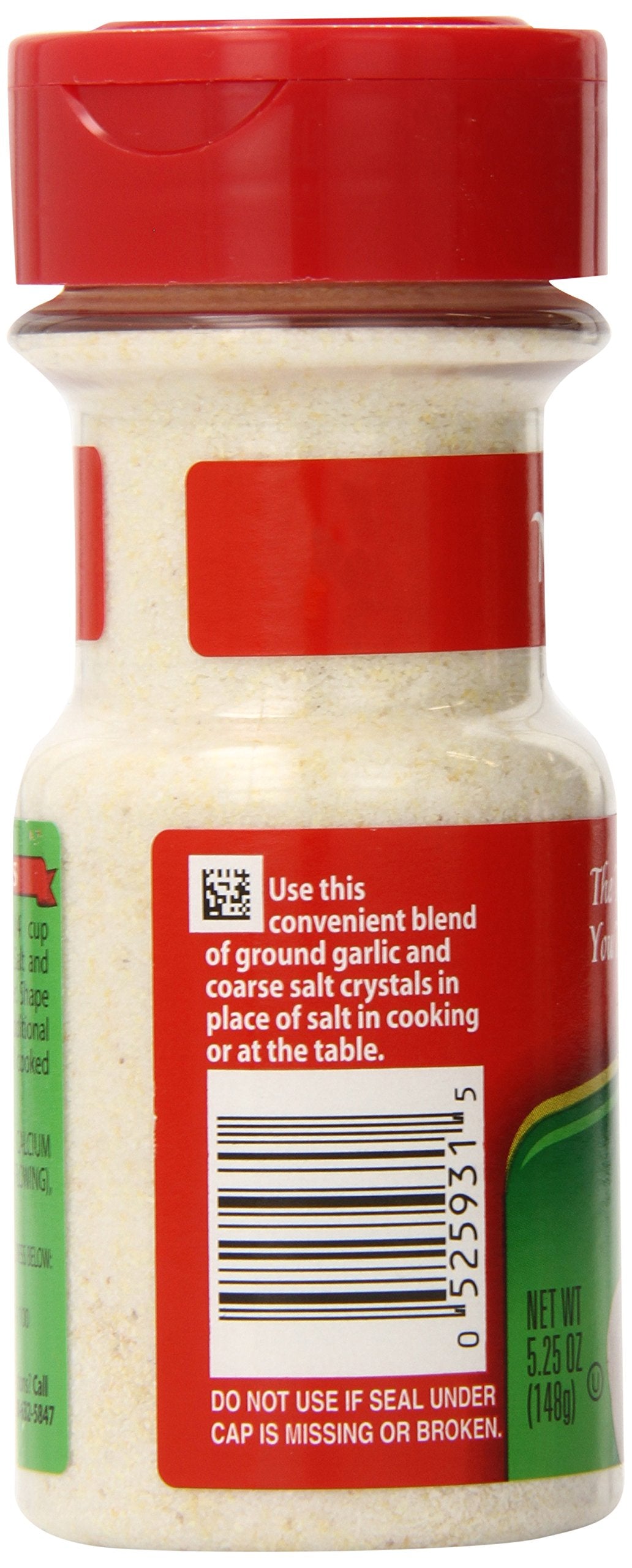McCormick Garlic Salt, 5.25 oz (Pack of 6)