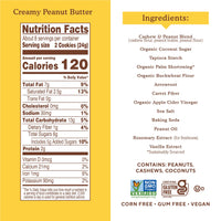 Simple Mills Creamy Peanut Butter Sandwich Cookies - Gluten Free, Vegan, Healthy Snacks, 6.7 Ounce (Pack of 1)