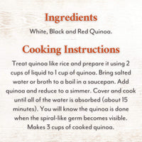 Roland Foods Organic Tri-Color Quinoa, Pre-washed, All Natural, Gluten Free, 12-Ounce