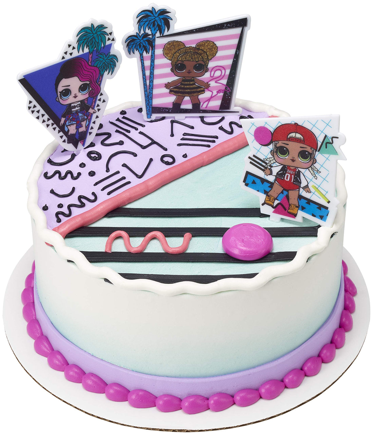 DecoPac L.O.L. Surprise! Born to Sparkle Cake Topper DecoSet - Cake Topper - Cake Decoration