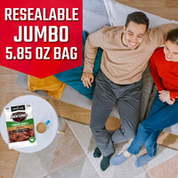 Jack Links Turkey Jerky, Original  Flavorful Meat Snack with 12g of Protein and 70 Calories, Made with 100% Turkey - 96% Fat Free, No Added MSG** or Nitrates/Nitrites, 5.85 oz. Sharing Size Bag