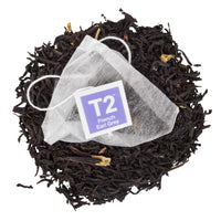 T2 Tea T2 French Earl Grey 25 Tea Bags Box, Fine Black Tea With Bergamot and Petals, YELLOW (B125AE018)