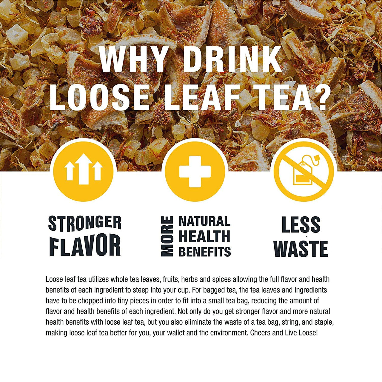 Tiesta Tea - Lemon Ginger Turmeric, Loose Leaf Lemon Ginger Herbal Tea, Lemon Ginger Turmeric, 2.5 Ounce