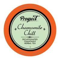 Prospect Tea Decaffeinated Chamomile Chill Herbal Tea Pods Compatible with K Cup Brewers Including 2.0, 40 Count