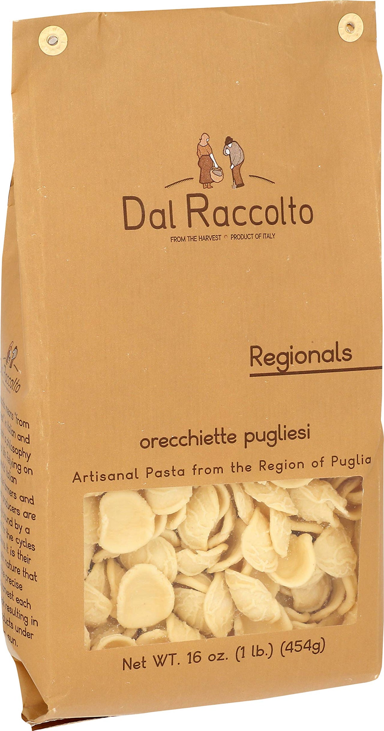 Dal Raccolto Orecchiette Pasta, 1.0 lb