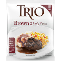Trio Brown Gravy Mix Club Pack 13.37 oz (Pack of 8)
