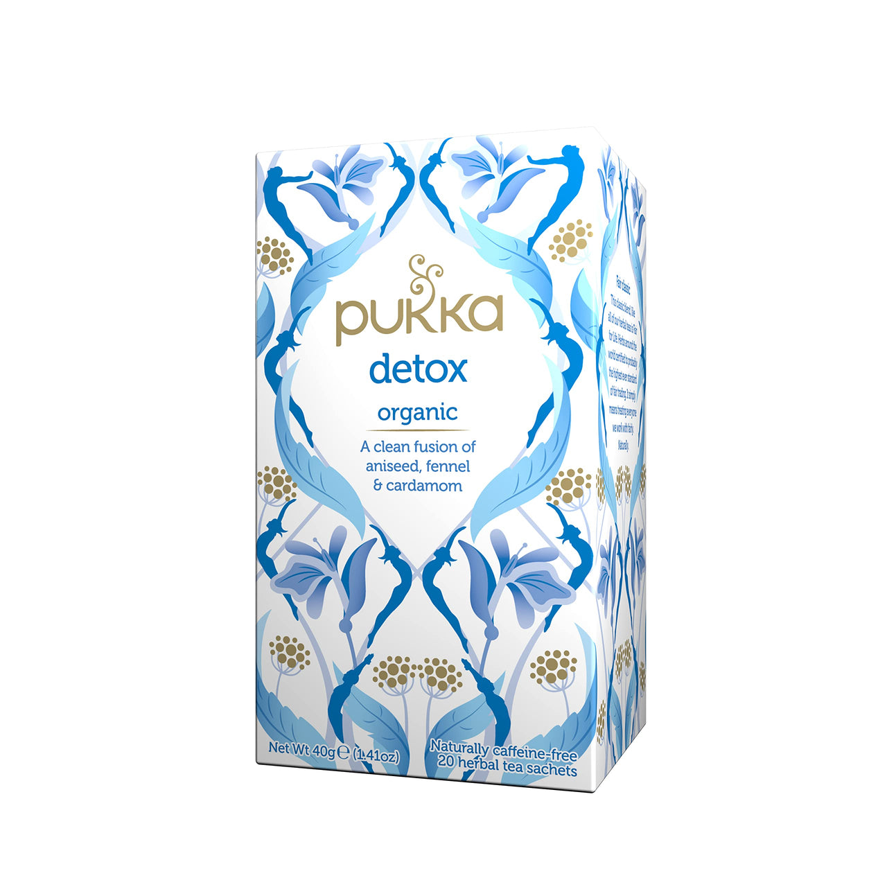 Pukka Organic Detox Tea with Aniseed, Fennel and Cardamom, Perfect for Inner Reset, Pack of 3 (60 Tea Bags)