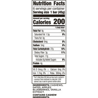 Larabar Bluberry Muffin, Gluten Free Vegan Fruit & Nut Bars, 6 ct