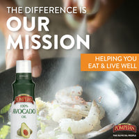 Pompeian 100% Avocado Oil Cooking Spray, Mildly Nutty Flavor, Perfect for High-Heat Cooking, Roasting and Stir-Frying, Naturally Gluten Free, Non-Allergenic, Non-GMO, No Propellant, 5 FL. OZ.