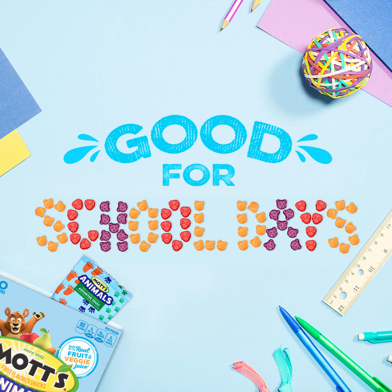 Mott's  Fruit Flavored Snacks, Animals Assorted Fruit, Gluten Free, 10 ct