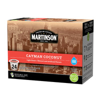 Martinson Single Serve Coffee Capsules, Cayman Coconut, Compatible with Keurig K-Cup Brewers, 24 Count
